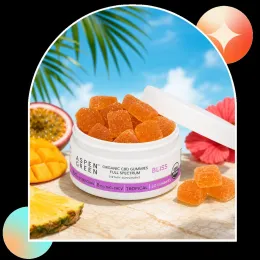 Bliss Organic Full Spectrum CBD Gummies