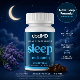 CBD PM Broad Spectrum CBD Sleep Softgels