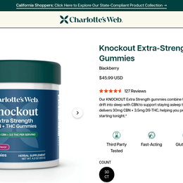 Knockout Extra-Strength THC Gummies