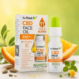 All Natural Face Oil + CBD & Vitamin C