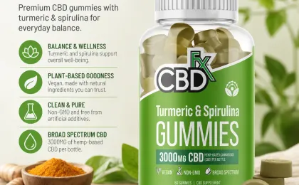 CBD Gummies with Turmeric & Spirulina