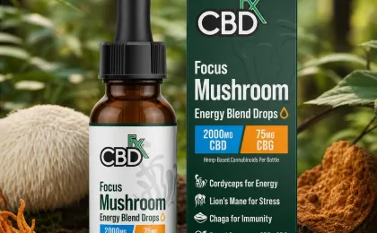 Focus Blend Mushroom Tincture + CBG + CBD