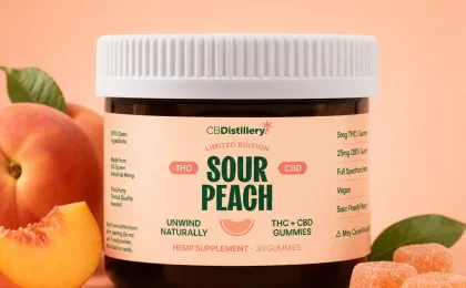 Sour Peach Gummies