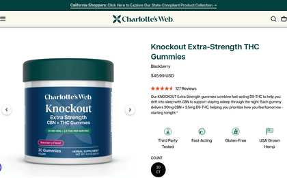 Knockout Extra-Strength THC Gummies