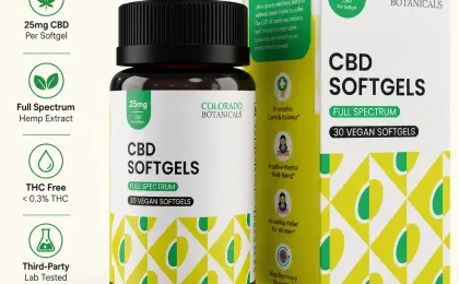Vegan Full Spectrum CBD Softgels