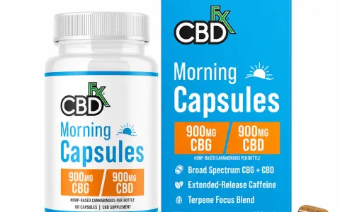 CBD + CBG Morning Capsules for Energy & Focus