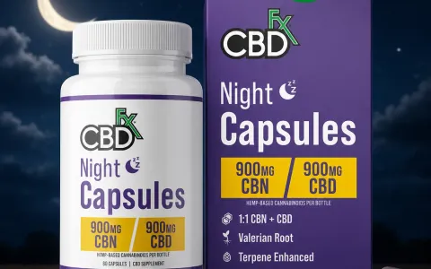 CBD + CBN Night Capsules for Sleep