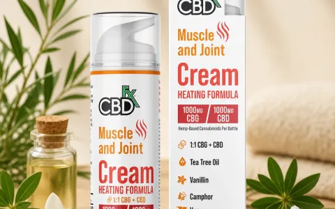 CBG + CBD Lotion for Muscle & Joint: Heating Formula