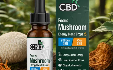 Focus Blend Mushroom Tincture + CBG + CBD