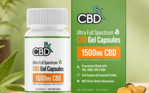 Full Spectrum CBD Soft Gel Capsules