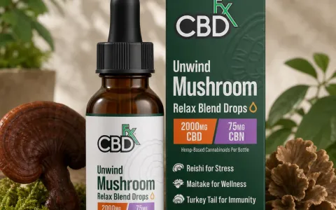 Relax Blend Mushroom Tincture + CBN + CBD