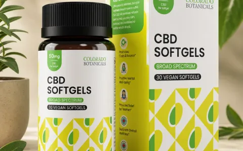 Vegan Broad Spectrum CBD Softgels