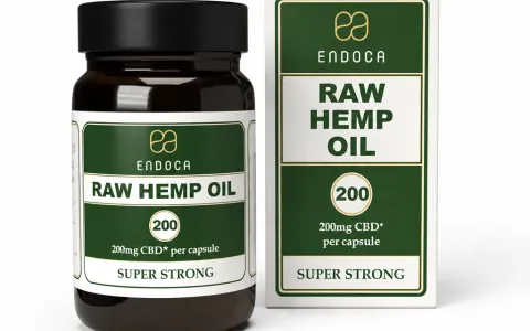 Raw CBD Capsules Extra Strong