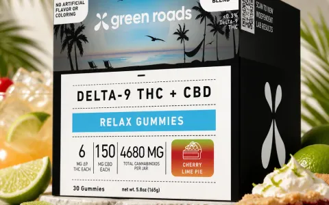 Cherry Lime Pie THC Relax Gummies
