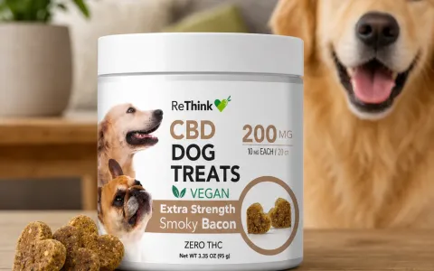 Vegan CBD Dog Treats - Smokey Bacon