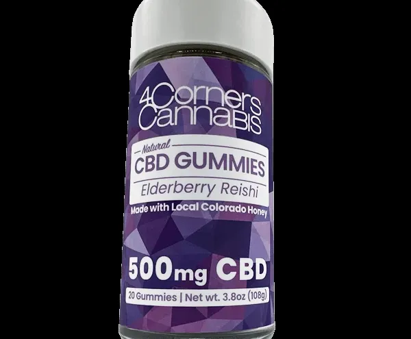 4 Corners Cannabis Elderberry Reishi CBD Gummies