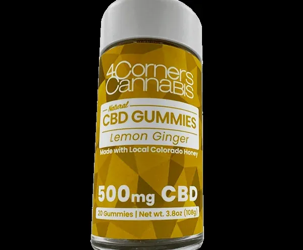 4 Corners Cannabis Lemon Ginger CBD Gummies
