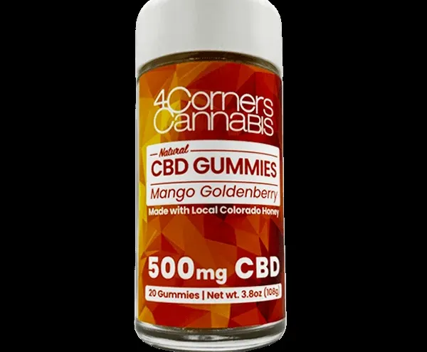 4 Corners Cannabis Mango Goldenberry CBD Gummies