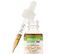 Absolute Nature Full Spectrum CBG & CBD Oil Drops / Tincture