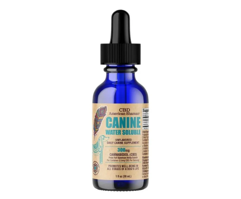 American Shaman Canine CBD and Hemp Oil Water Soluble