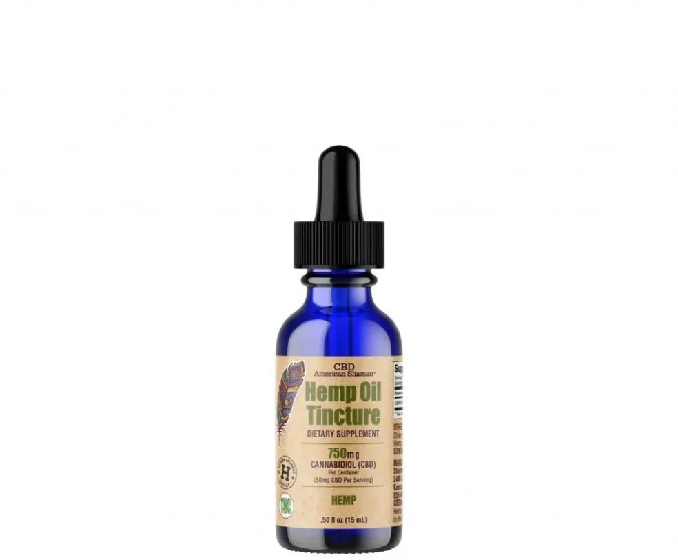 American Shaman Hemp Oil Tincture THC Free