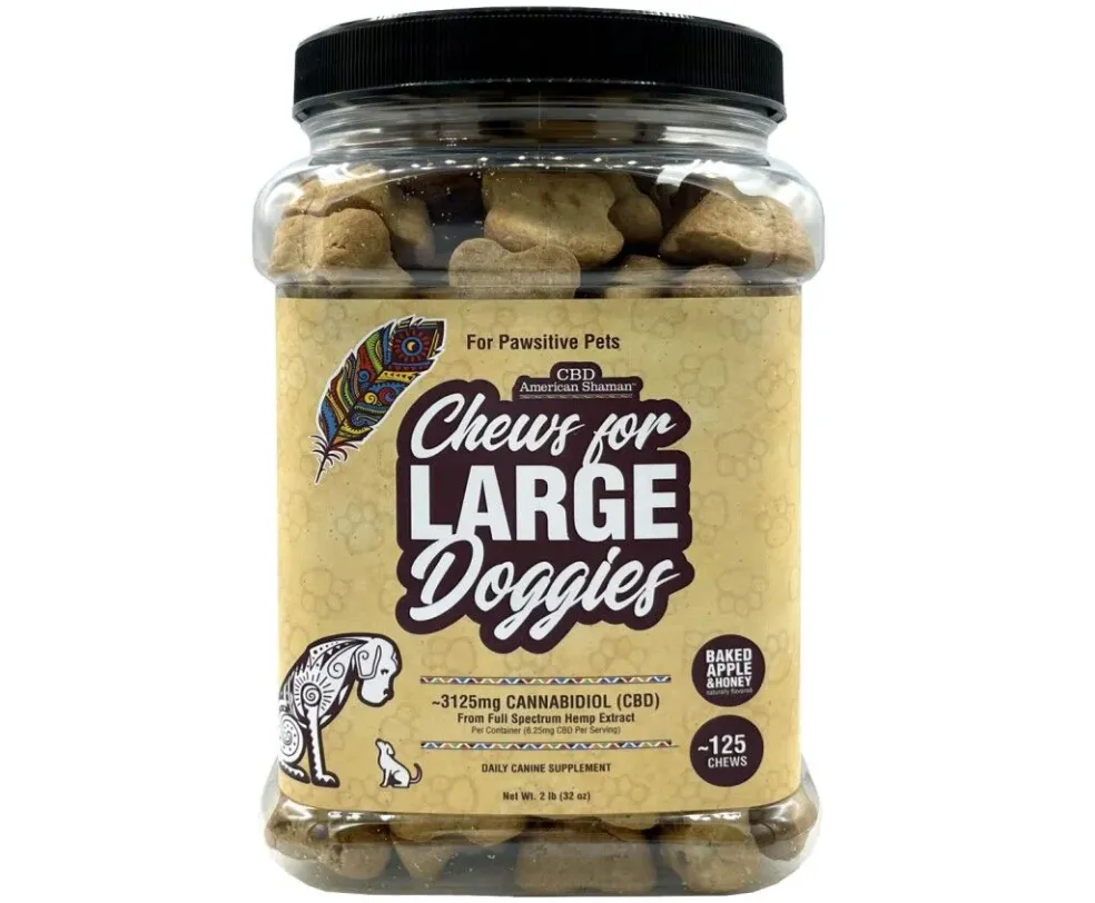 American Shaman Large Dog Treats with CBD