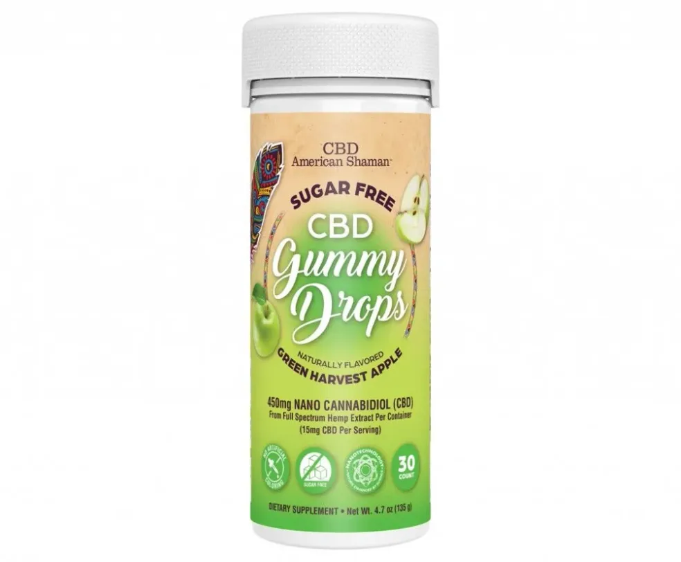 American Shaman Sugar Free CBD Gummy Drops