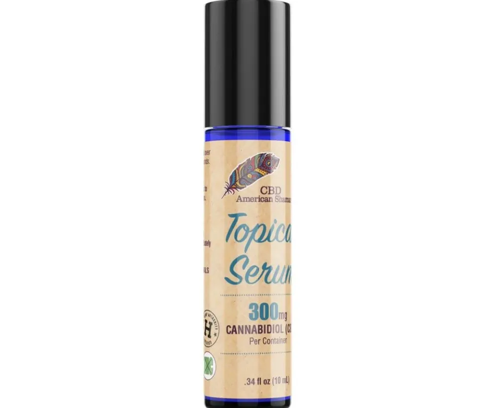 American Shaman THC Free CBD Roll-On Topical Serum
