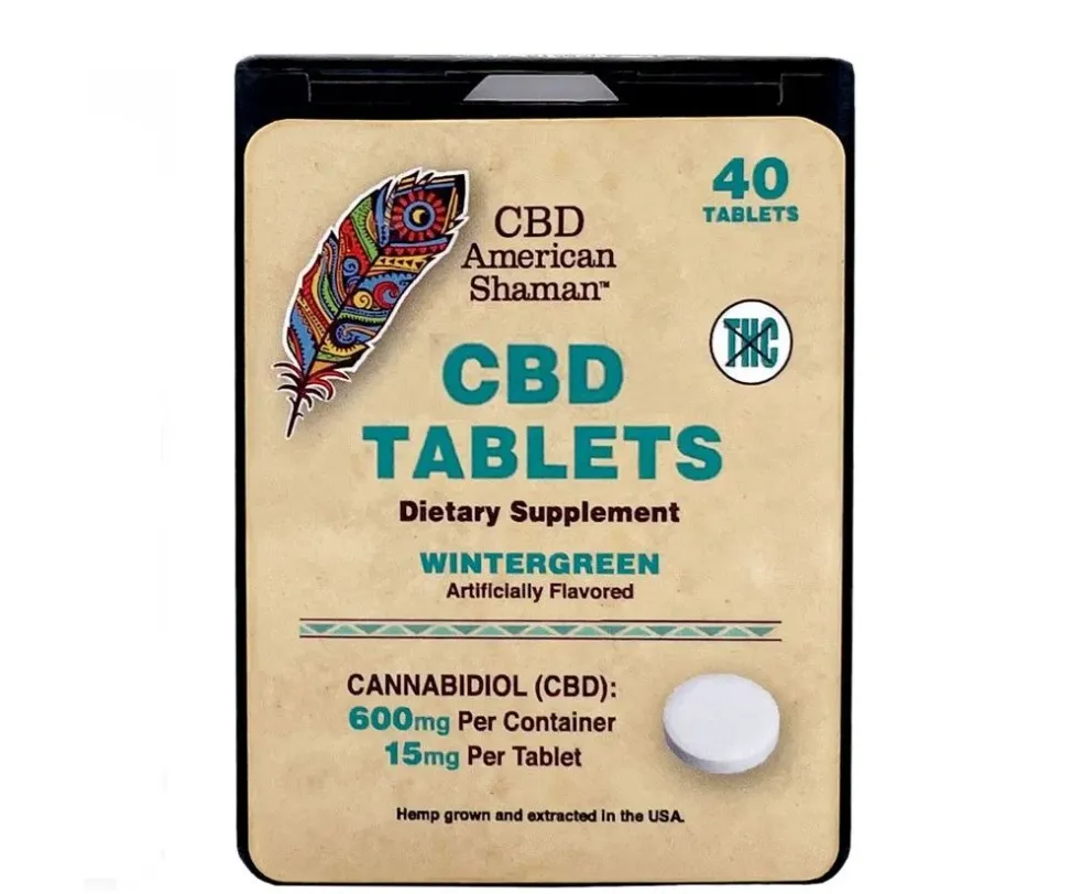 American Shaman THC Free CBD Tablets