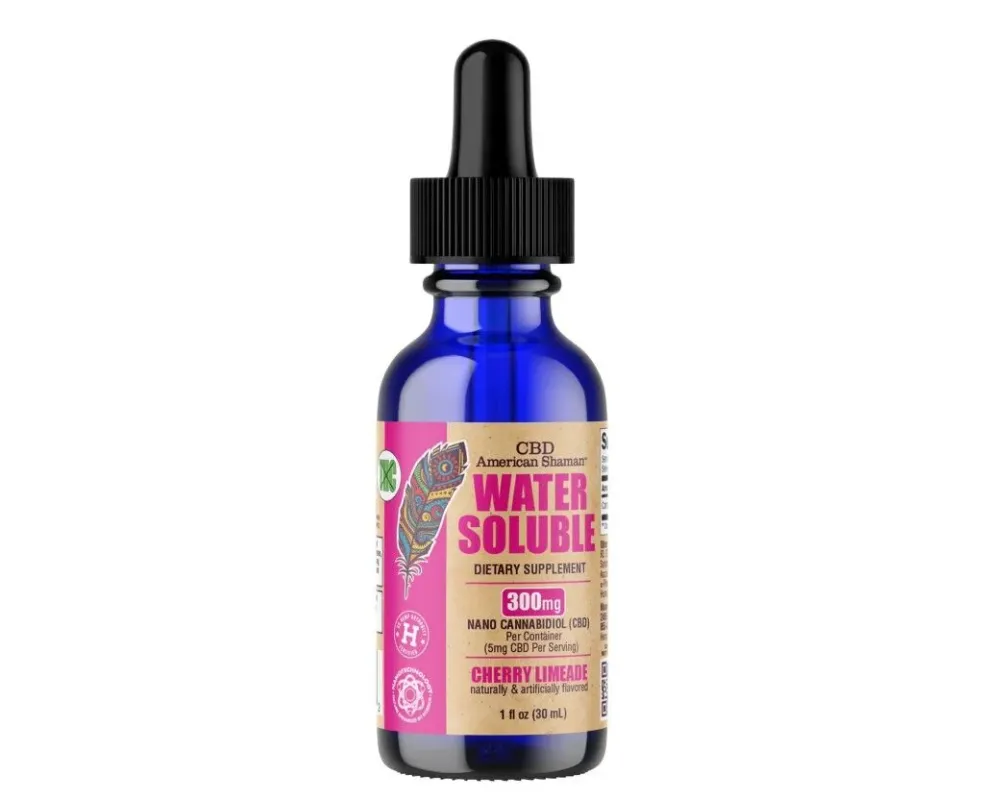 American Shaman Water Soluble CBD, Hemp Oil THC Free