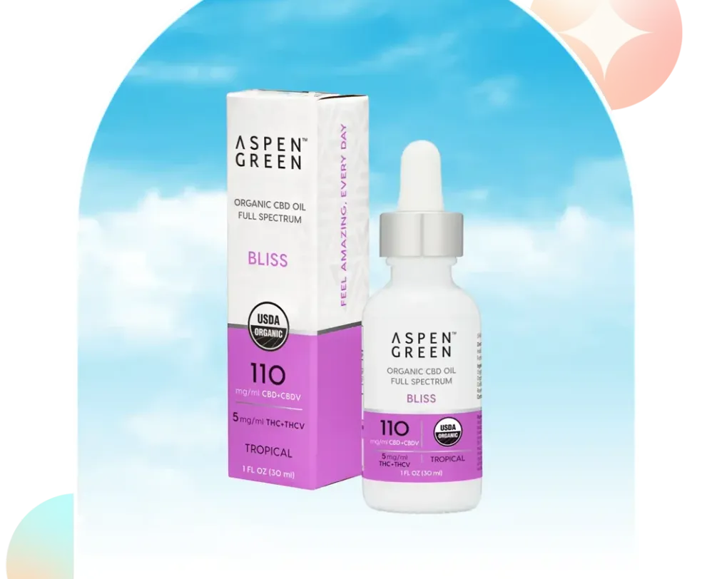 Aspen Green Bliss Organic Full Spectrum CBD Oil