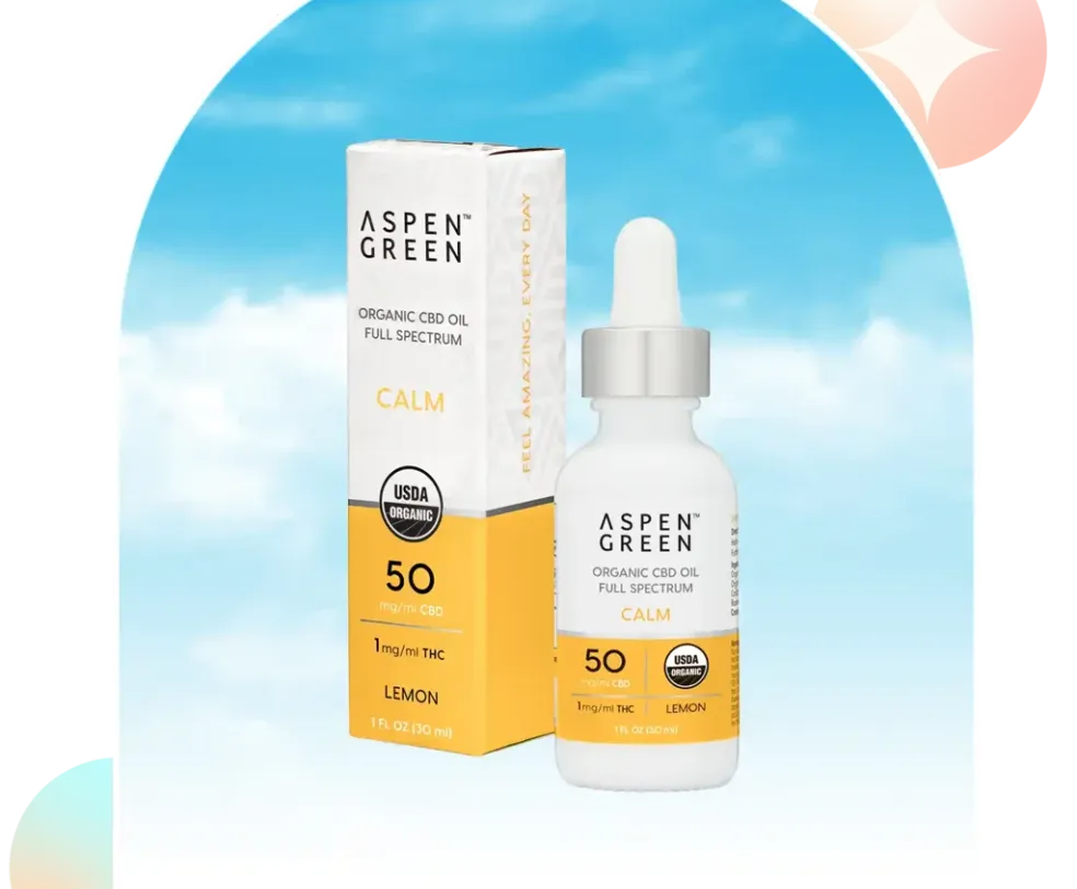 Aspen Green Calm Organic Full Spectrum CBD Oil