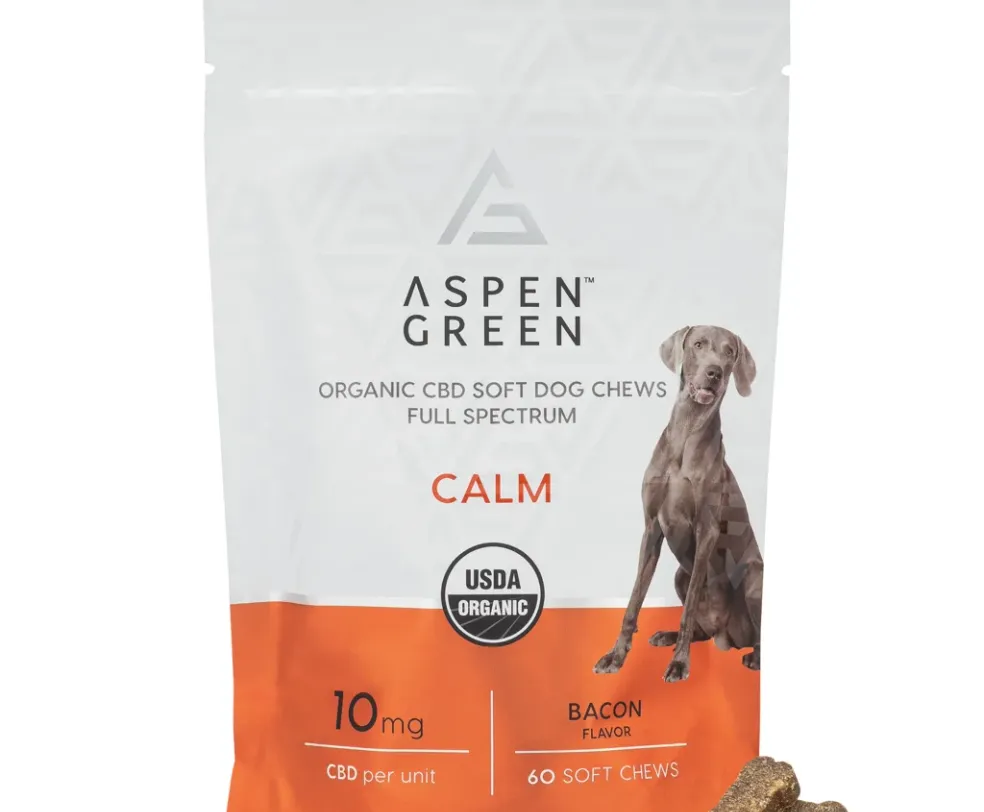 Aspen Green Calm Organic Full Spectrum CBD Soft Dog Chews