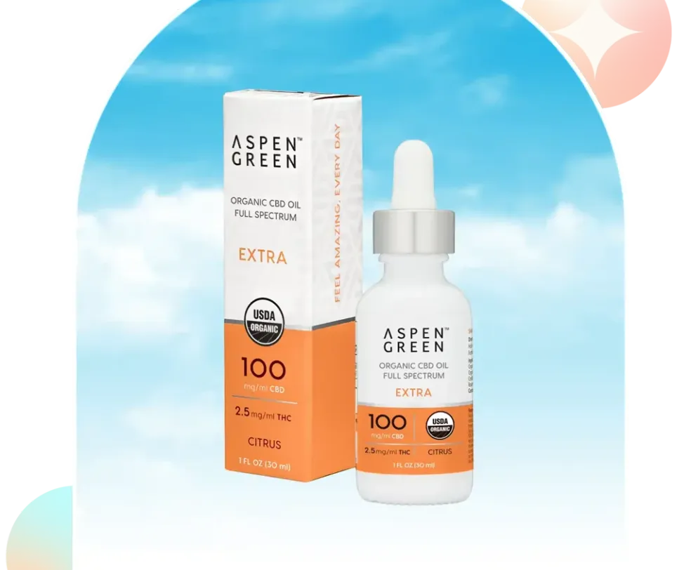 Aspen Green Extra Organic Full Spectrum CBD Oil - Citrus