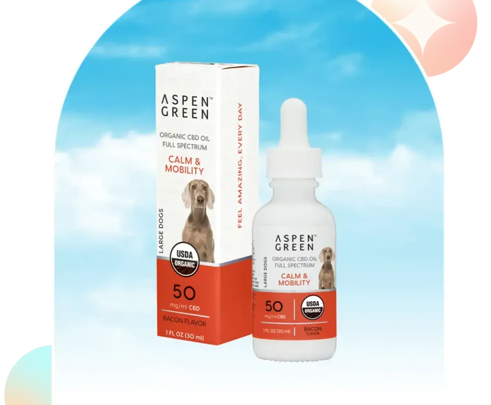 Aspen Green Pet Organic Full Spectrum CBD Oil - Bacon