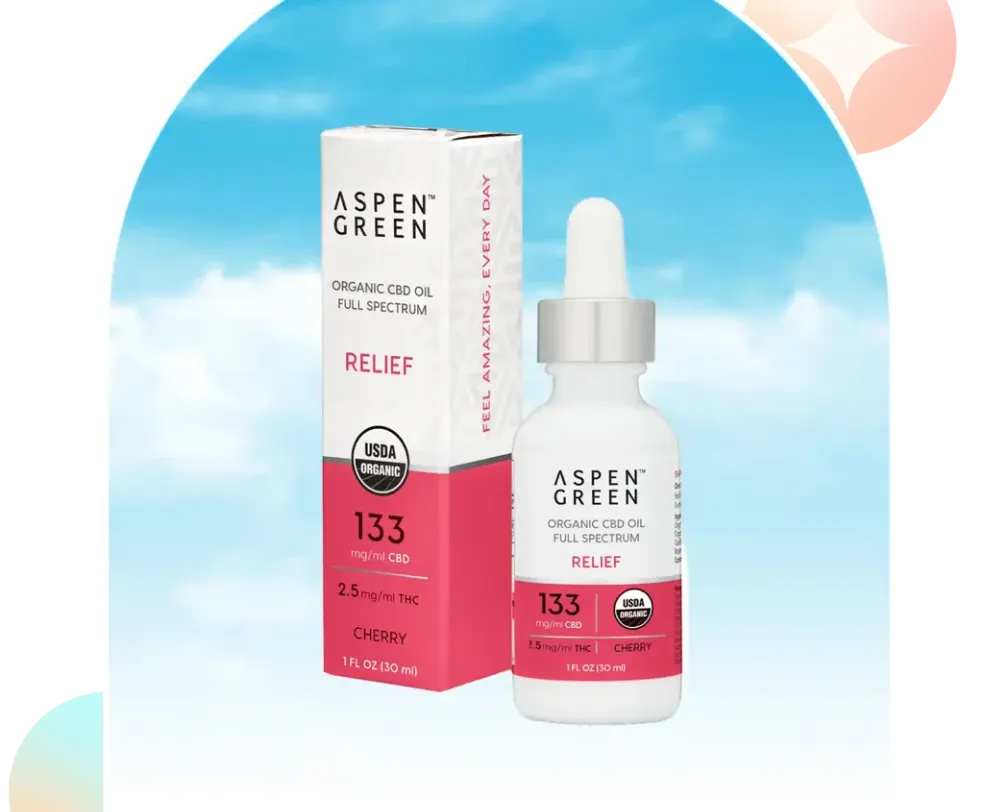 Aspen Green Relief Organic Full Spectrum CBD Oil