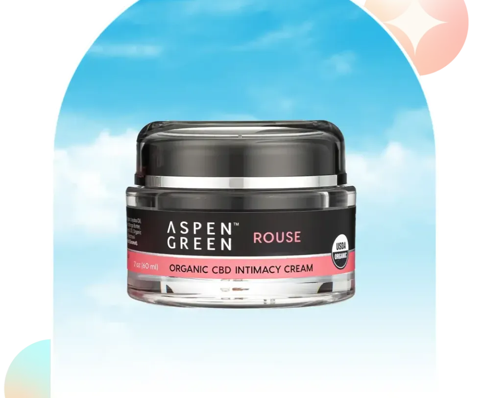 Aspen Green Rouse Organic Full Spectrum CBD Intimacy Cream