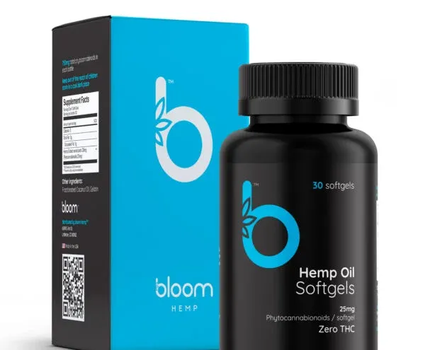 Bloom Hemp Fundamental Zero THC CBD Softgels
