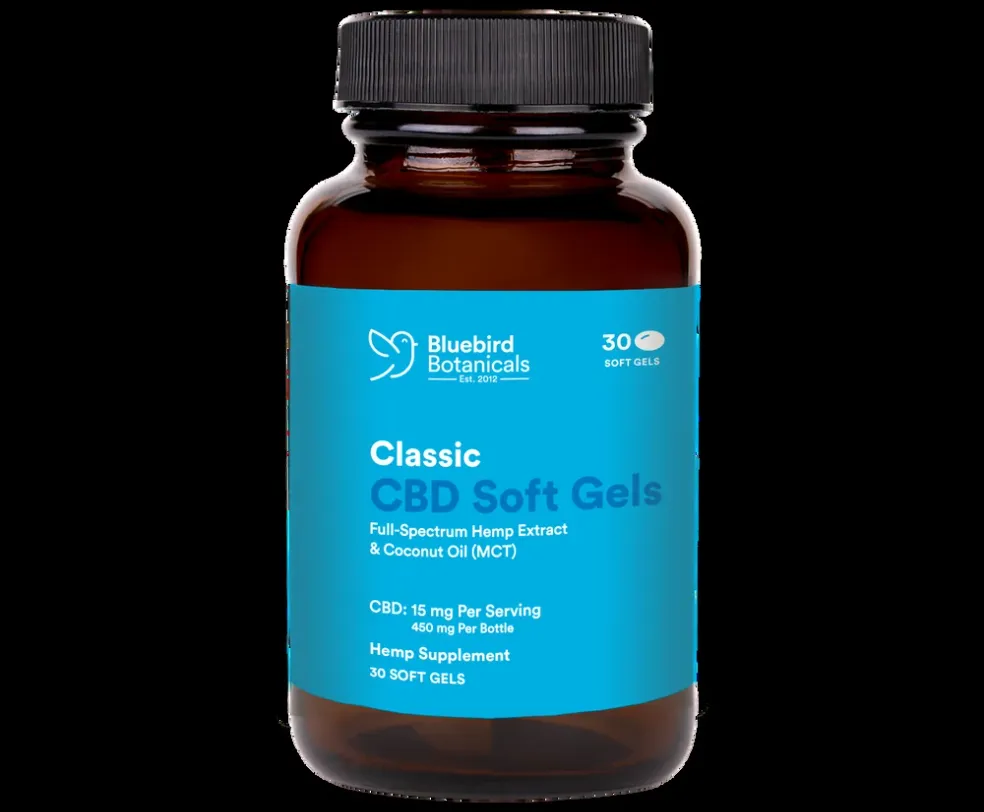 Bluebird Botanicals Classic CBD Oil Soft Gels