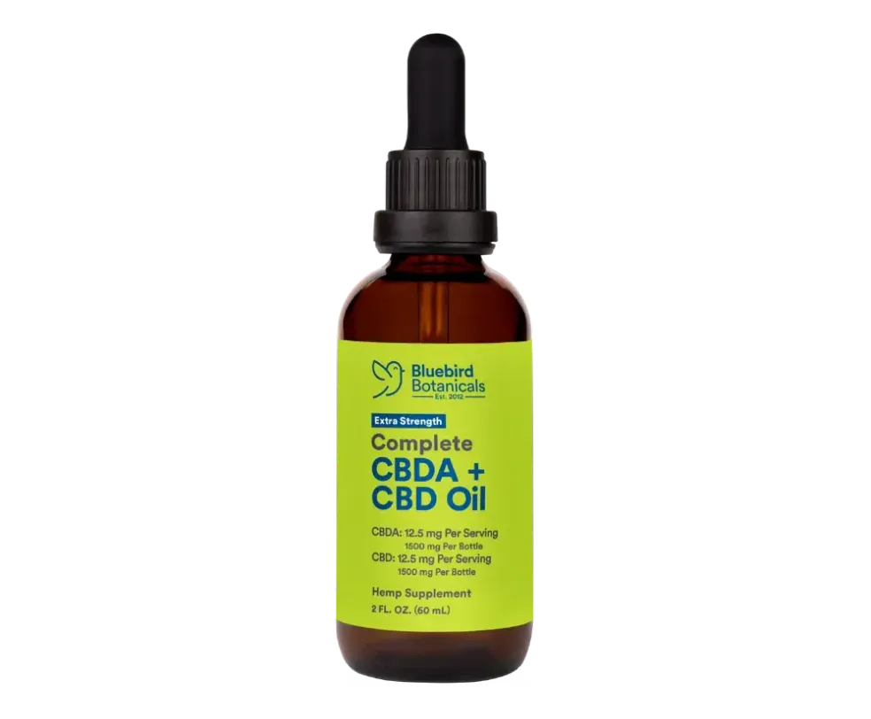 Bluebird Botanicals Complete CBDA + CBD Oil