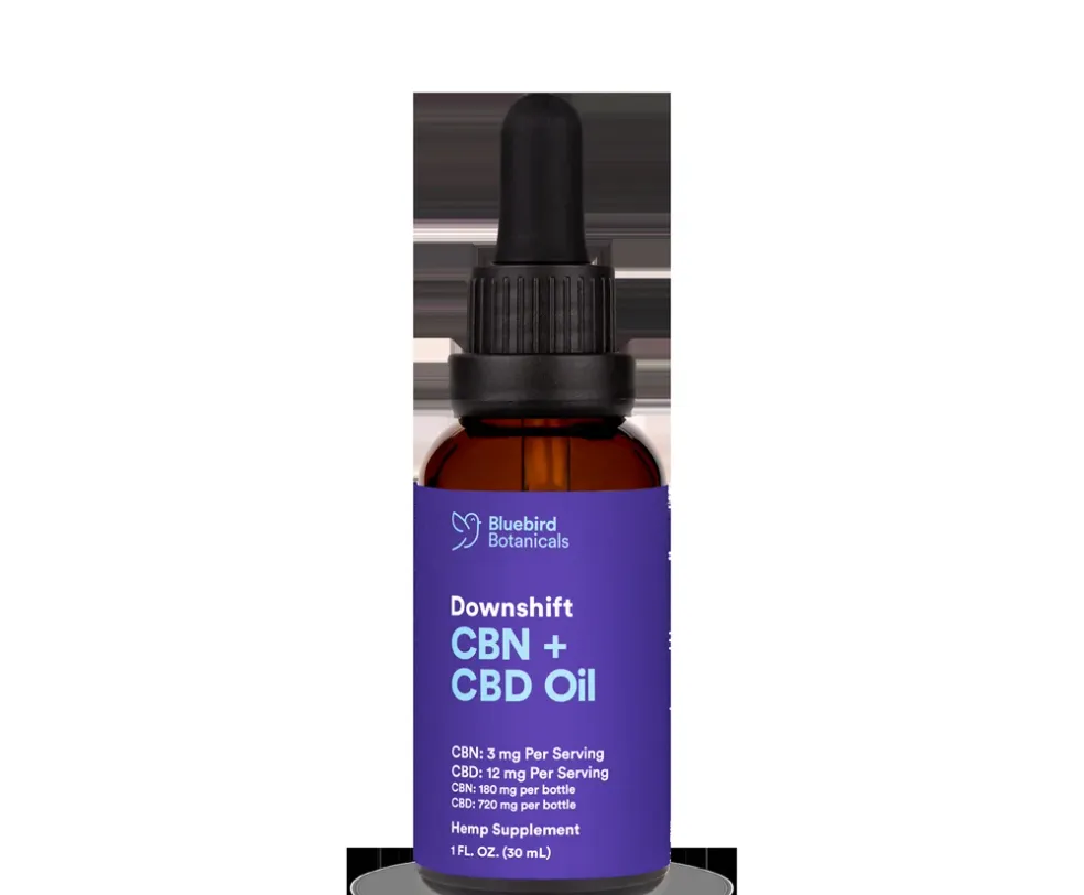 Bluebird Botanicals Downshift CBN + CBD Oil