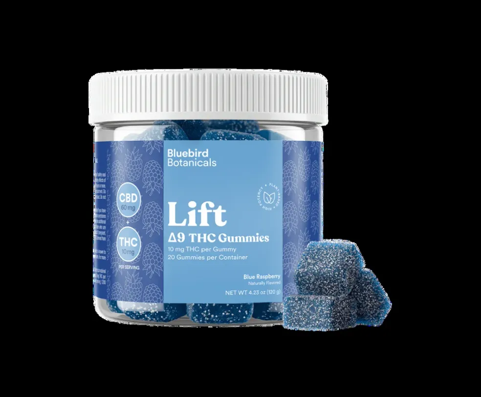 Bluebird Botanicals Lift Gummies – Blue Raspberry