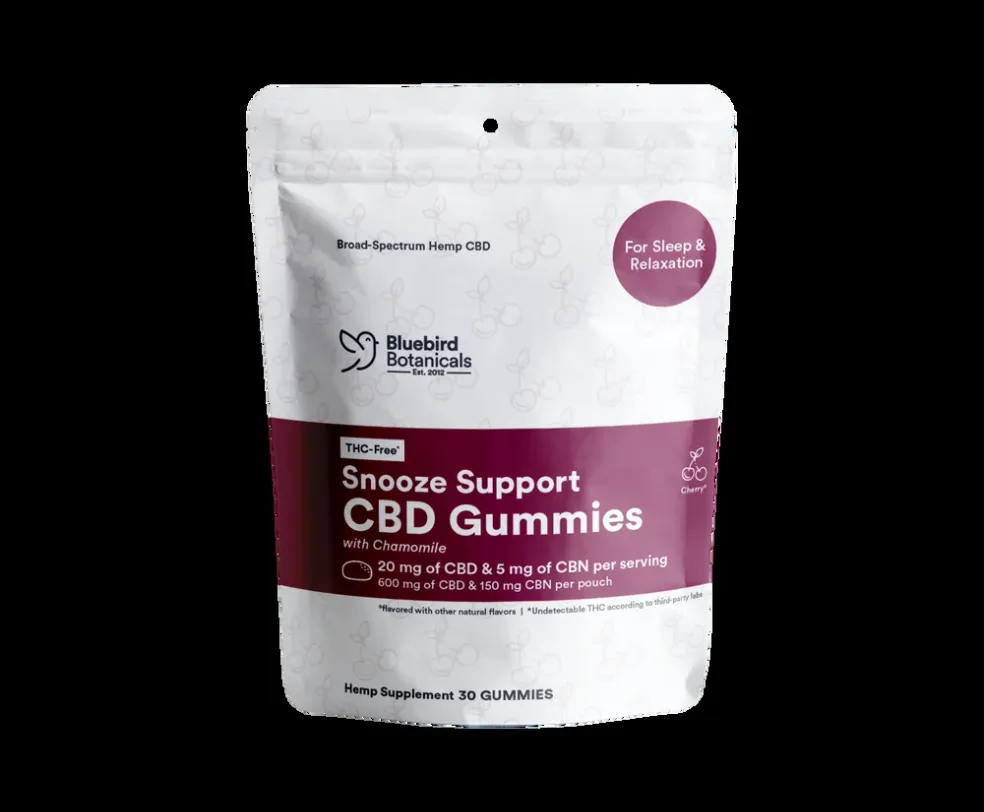 Bluebird Botanicals Snooze Support CBD Gummies