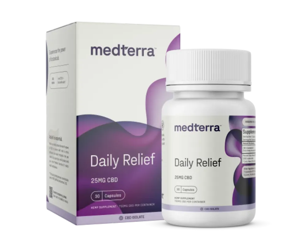 Medterra Daily Relief CBD Isolate Capsules