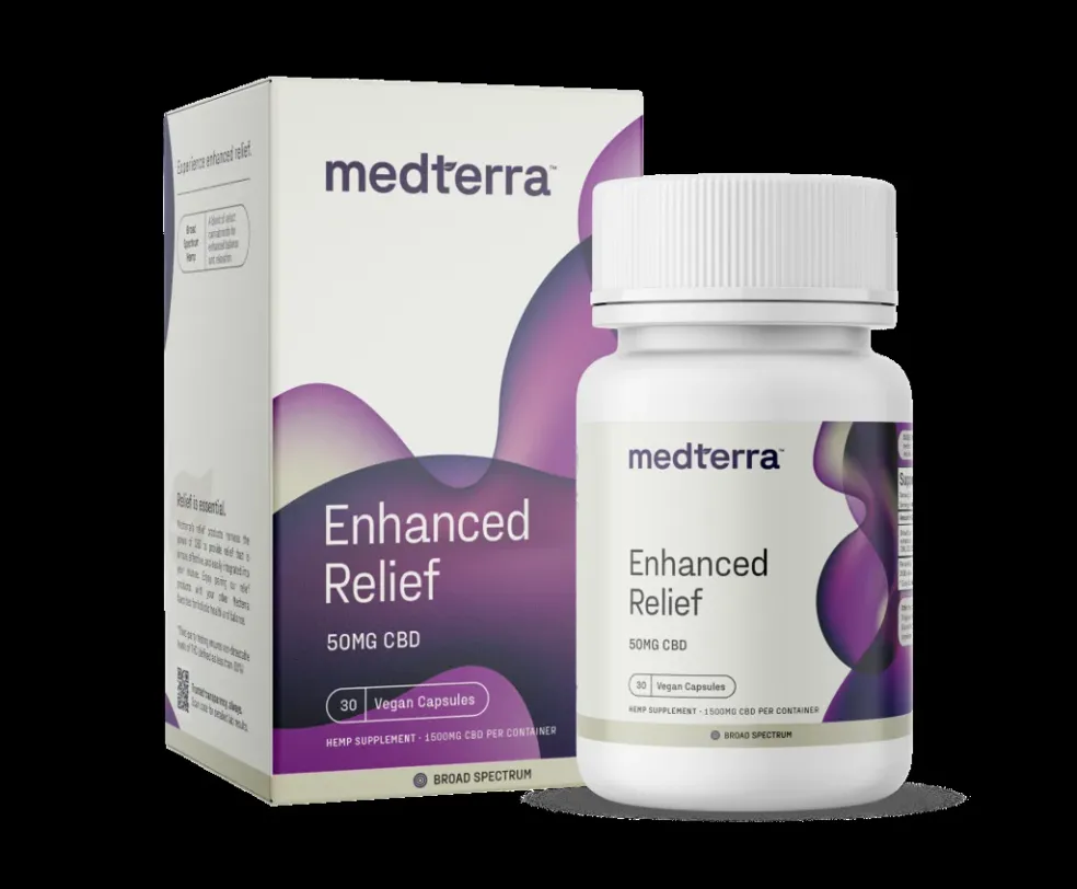 Medterra Enhanced Relief Broad Spectrum Capsules