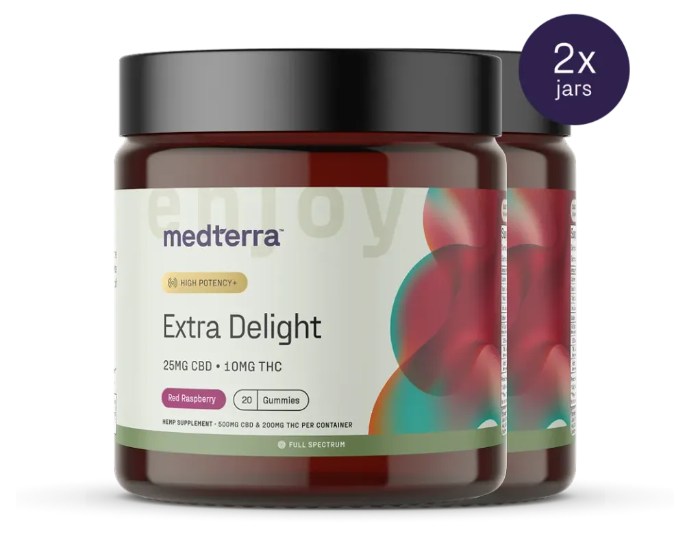 Medterra Extra Delight 10mg THC Gummies