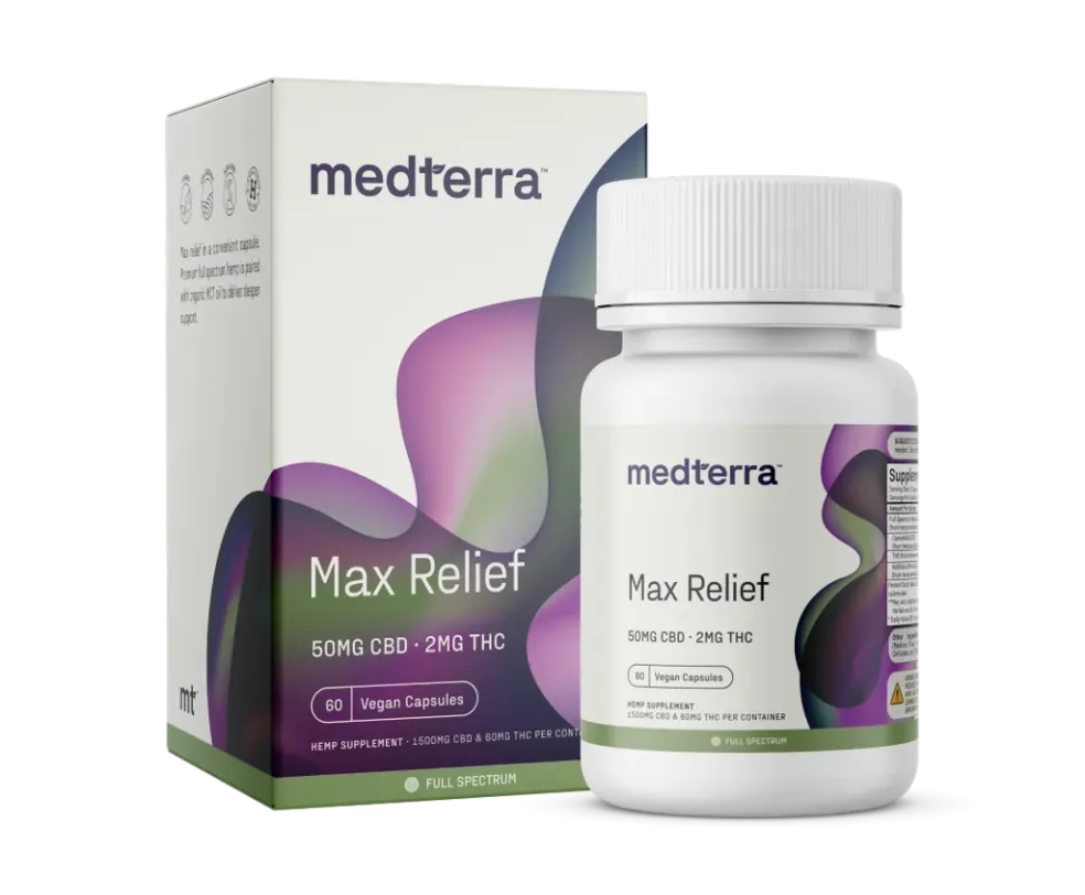 Medterra Max Relief Full Spectrum Capsules