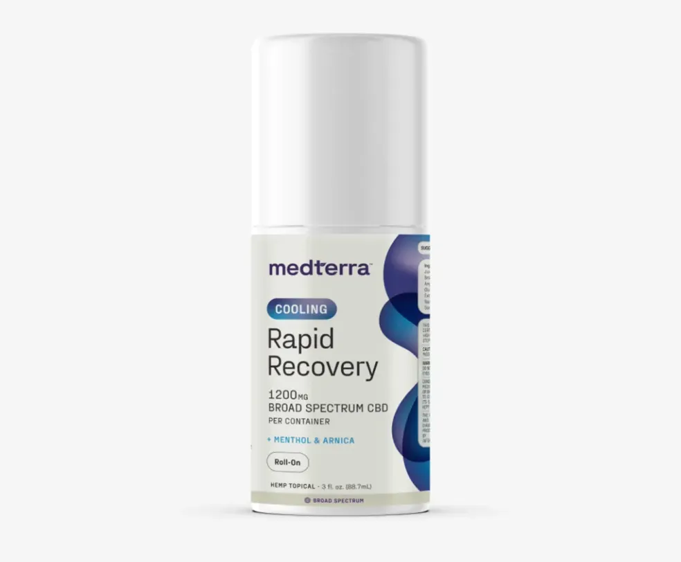 Medterra Rapid Recovery Cooling 1200mg CBD Roll On
