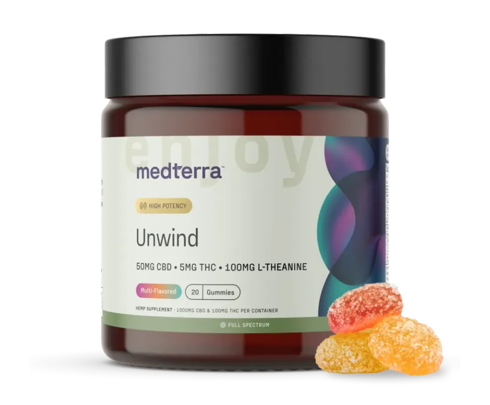 Medterra Unwind THC Gummies