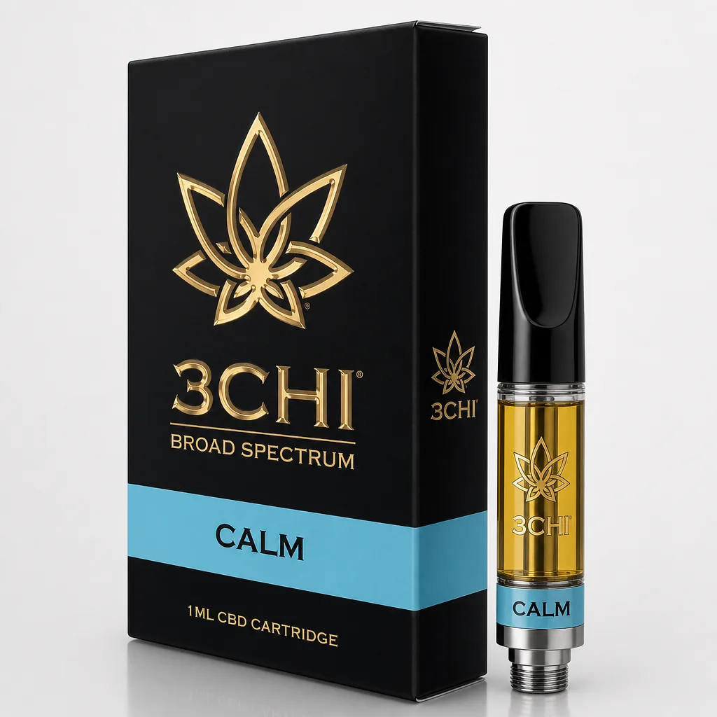 3CHI CBD Focused Blend Vape Cartridge – Calm